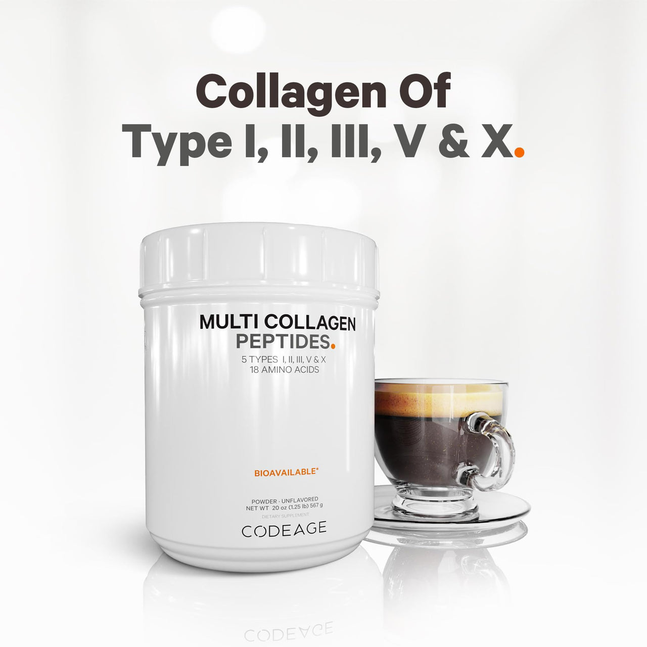 Codeage Multi Collagen Protein Capsules & Powder Peptides + Women’s Daily Multivitamin Bundle, 25+ Multivitamins & Minerals, Omega-3, Enzymes, Probiotics, Vitamin C, Zinc, Biotin, Non-GMO Supplement