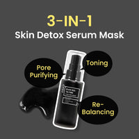 Thumbnail for coxir BLACK RICE TXA PORE PURIFYING MASK l Tranexamic Acid, 3-in-1 Detox Serum Mask l Pore, Cleansing, Toning l Hydrating Wash Off Mask for Blackhead, Korean Skin Care[50ml/1.69 fl.oz]