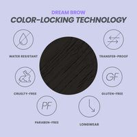 Thumbnail for Wonderskin Dream Brow Eye Brow Gel, Long Lasting Eyebrow Gel, Water-resistant, Transfer Proof Tinted Filler Eyebrow Mascara (Black)