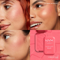 Thumbnail for NYX PROFESSIONAL MAKEUP Buttermelt Powder Blush, Fade and Transfer-Resistant Blush, Up to 12HR Make Up Wear, Vegan Formula - U Know Butta