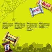 Thumbnail for SNICKERS, TWIX, MILKY WAY & 3 MUSKETEERS Halloween Candy Mini Chocolate Variety Pack, Halloween Snack for Party Favors, Trick or Treat and More 70 Ct