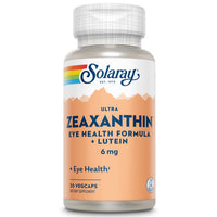 Thumbnail for SOLARAY Zeaxanthin for Men & Women - Lutein and Zeaxanthin Supplement for Eyes, Vision & Macular Health Support Formula, Eye Vitamin Complex with Bilberry, Vitamin C, & Blueberry - 30 Veg Caps