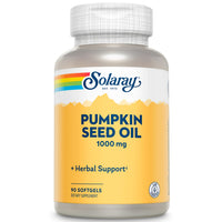 Thumbnail for SOLARAY Pumpkin Seed Oil 1000 mg - Source of Omega 6 and Omega 9 Essential Fatty Acids and Plant Sterols - Pressed from Pumpkin Seeds - Lab Verified, 60-Day Guarantee, 90 Servings, 90 Softgels
