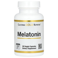 Thumbnail for California Gold Nutrition Melatonin, 3 mg, 90 Veggie Capsules, 1 Count (Pack of 1)