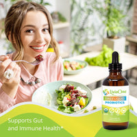 Thumbnail for LiviaOne Daily Liquid Probiotics, USDA-Certified Organic, Allergen- and Gluten-Free Vegan Probiotic for Women and Men, Non-GMO and Raw, 4 Fl Oz, Pack of 1