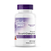 Thumbnail for Doctor's Best Womens Heart Complex with K2 + CoQ10, Supports Cardiovascular Health, Non-GMO, Gluten Free, Soy Free 60 Softgels