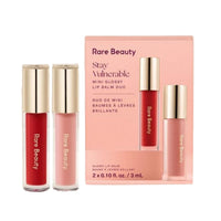 Thumbnail for Rare Beauty Stay Vulnerable Mini Glossy Lip Balm Duo - Nearly Petal and Nearly Scarlet - Travel Size