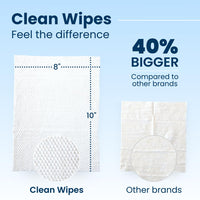 Thumbnail for Clean Skin Club XL Premium Face Wipes, 40% Larger Than Normal Wipes, Extra Moist Makeup Removing Towelettes, 30 Count, Facial Cleansing Cloth, Fragrance Free, No Alcohol or Chemicals
