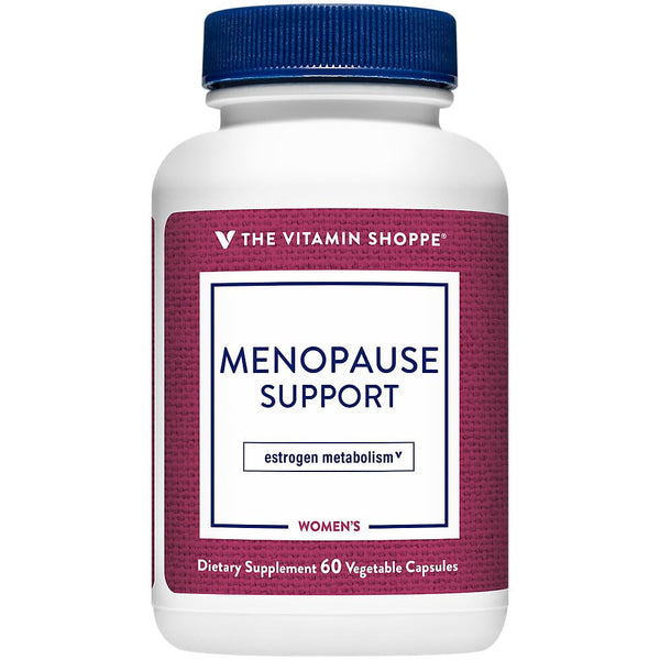 The Vitamin Shoppe Menopause Support - Estrogen Metabolism & Hot Flash Relief | Women's Hormone Balance | 60 Vegetable Capsules | Natural Comfort