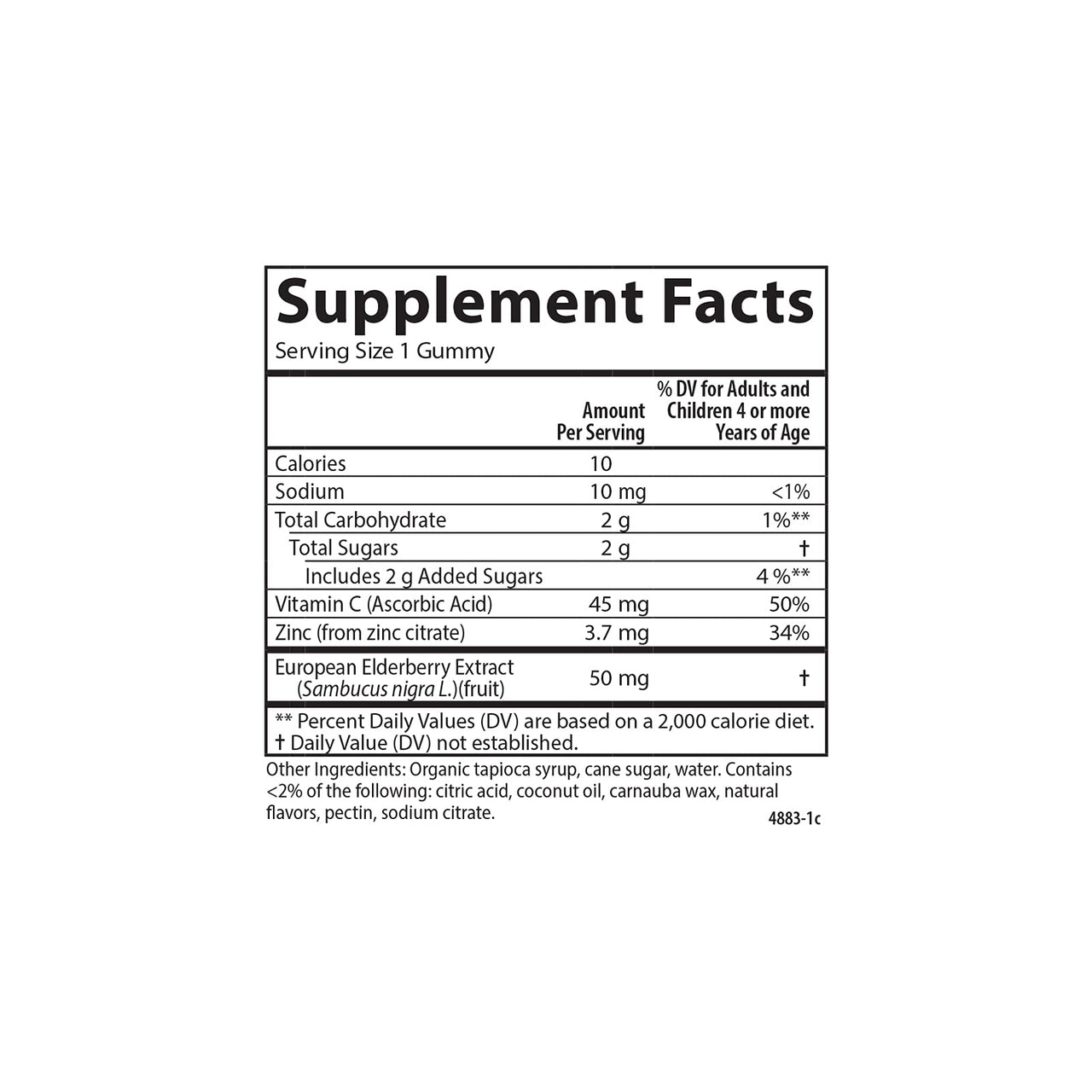 Carlson - Kid's Black Elderberry Gummies. with Vitamin C & Zinc, Immune Support, 60 Gummies