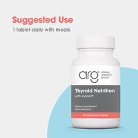 Thumbnail for Allergy Research Group Thyroid Nutrition with Iodoral - Thyroid Support for Men & Women, Thyroid Complex Supplement, Thyroid Health, Iodine - 60 Count