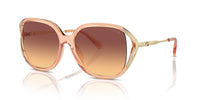 Thumbnail for COACH Sunglasses HC 8396 U 556178 Cr620 Transparent Champagne Ma