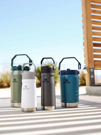 Thumbnail for STANLEY IceFlow Flip Straw Water Bottle 22 oz | Built-In Straw for Travel and Sports | Lightweight and Leak Resistant | Insulated Stainless Steel | BPA-Free | Charcoal