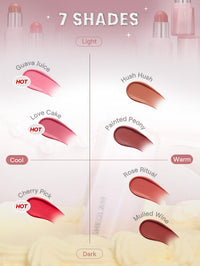 Thumbnail for SHEGLAM Buttery Bliss Blush Stick Cream Milk Makeup Blush-Hush Hush