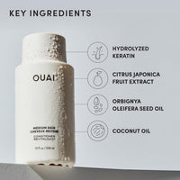 Thumbnail for OUAI Medium Conditioner - Hydrating Hair Conditioner with Coconut Oil, Babassu Oil, and Keratin - Strengthens, Repairs and Adds Shine - Paraben and Phthalate Free Hair Care Products (10 Oz)