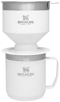 Thumbnail for STANLEY Perfect Brew Pour Over Set | 12 oz Camp Mug with Lid Included | Drip Coffee Maker with Reusable Filter | Insulated Stainless Steel | BPA-Free | Polar