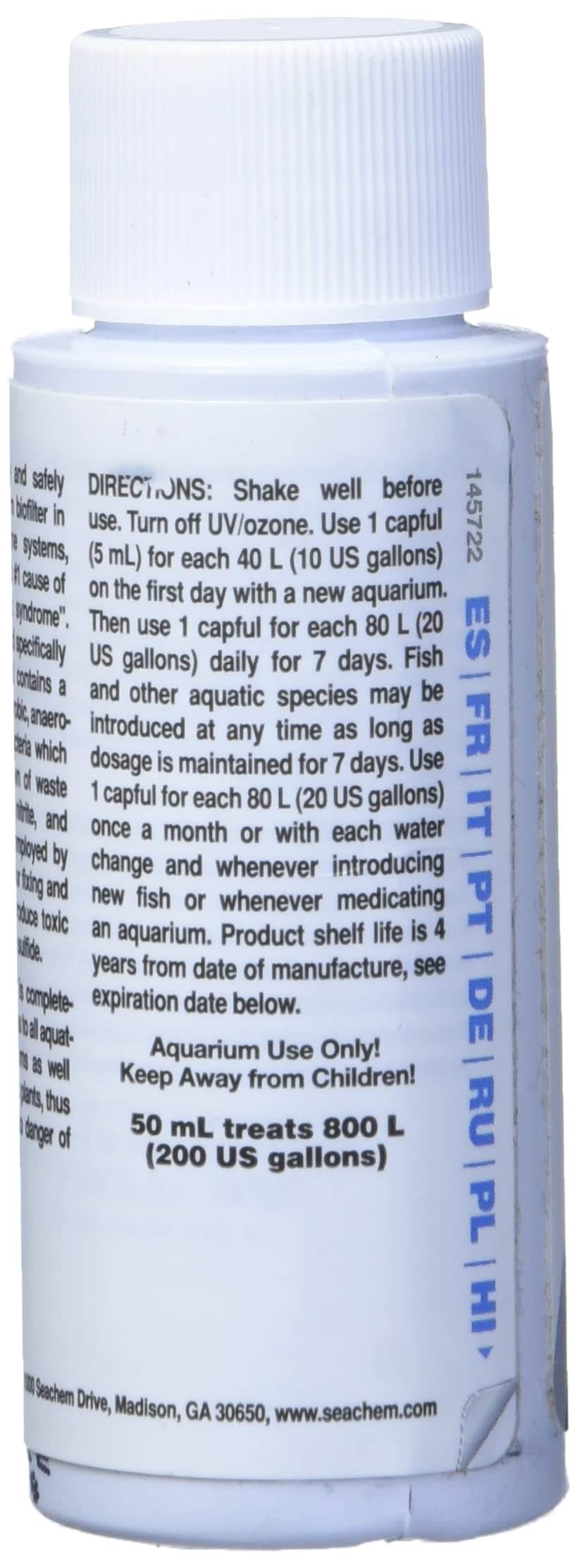 Seachem Stability Fish Tank Stabilizer - For Freshwater and Marine Aquariums 50 ml