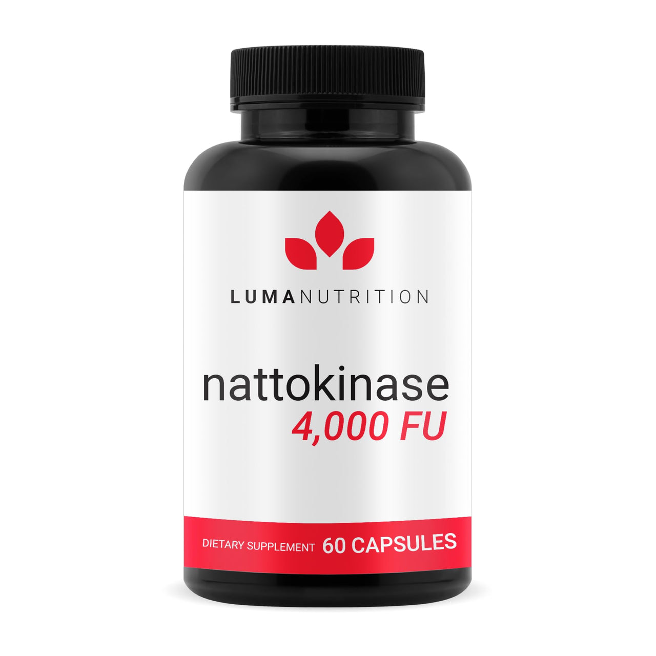 Luma Nutrition Nattokinase Supplement - Natto 4000 FU Per Serving, Premium Heart Health Support - Vegan & Gluten Free - 60 Capsules - Made in USA