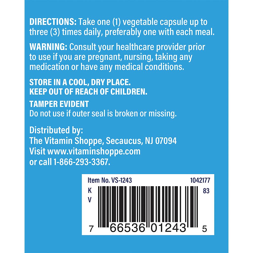 The Vitamin Shoppe Quercetin with Bromelain, Antioxidant That Supports (180 Capsules)