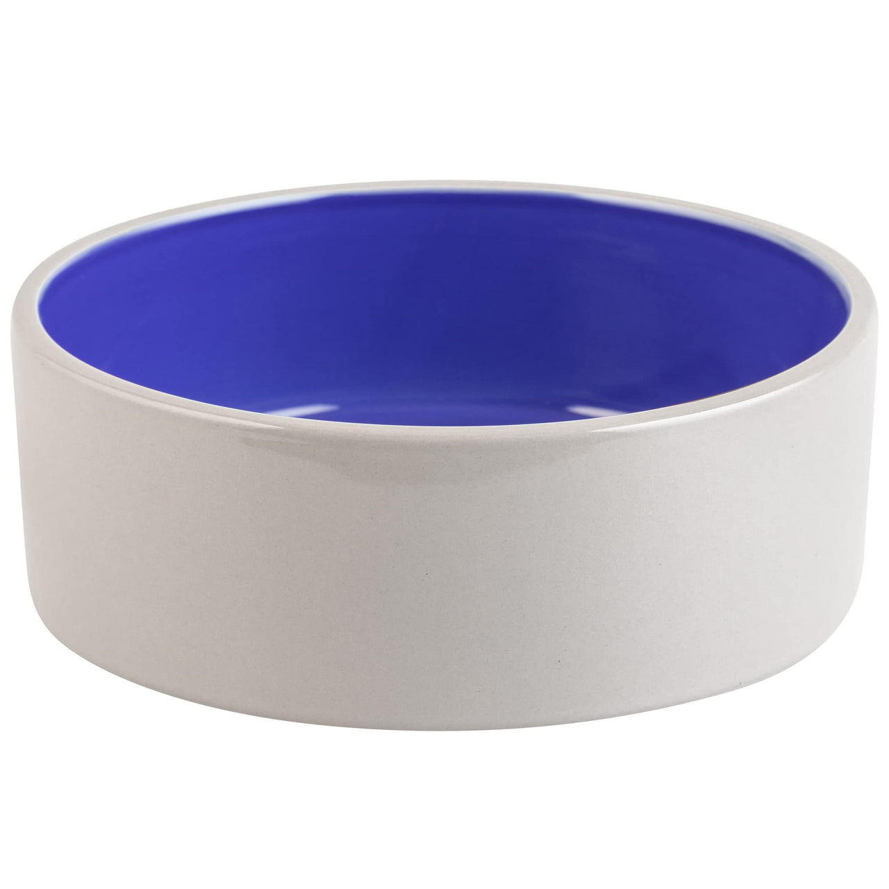 SPOT Ceramic Stoneware- Pet Bowl for Medium and Large Dogs, Classic Heavy Duty Non-Slip Ceramic Bowl for Food and Water - 7.5in Diameter