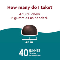Thumbnail for Nature Made Wellblends Stress Relief Gummies, L theanine 200mg to Help Reduce Stress, with GABA 100mg, Same Day Stress Support, 40 Strawberry Flavor Gummies