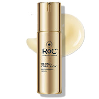 Thumbnail for RoC Retinol Correxion Deep Wrinkle Retinol Face Serum with Ascorbic Acid, Anti-Aging Treatment for Fine Lines, Dark Spots, Post Acne Scars, 1 Oz (Packaging May Vary)