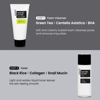 Thumbnail for coxir Black Snail Collagen Starter Kit – Cleanser, Toner, Serum & Cream | Repairing Snail Mucin Skincare Set, Hydrating Korean Beauty Routine for Women (4-Piece)