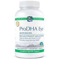 Thumbnail for Nordic Naturals ProDHA Eye - Fish Oil, 360 mg EPA, 845 mg DHA, 20 mg FloraGLO Lutein, 4 mg Zeaxanthin, Support for Neurological Function and Long-Term Eye Health*, 120 Soft Gels
