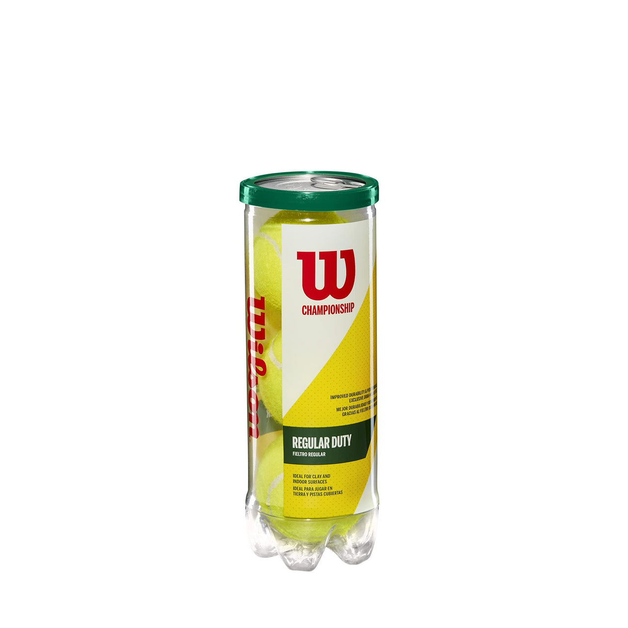 WILSON Championship Tennis Balls - Regular Duty, Single Can (3 Balls)