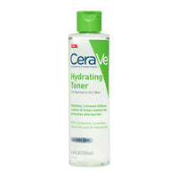 Thumbnail for CeraVe Hydrating Toner for Face Non-Alcoholic with Hyaluronic Acid, Niacinamide, and Ceramides for Sensitive Dry Skin, Fragrance-Free Non Comedogenic, Full Size, 6.8 Fl Oz