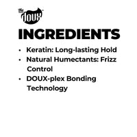 Thumbnail for The Doux SILENT TREATMENT Anti-Frizz Heat Protectant Spray for Curly Hair – 30-Day Humidity Shield Hairspray with Keratin & Corn Starch – Travel Size Hair Styling Spray, 2 oz