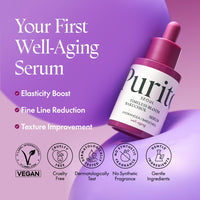 Thumbnail for PURITO SEOUL Timeless Bloom Bakuchiol Serum, Korean Jeju Hydrangea, for Sensitive Skin, Ampoule, Fine Line Reduction, Anti Aging Facial Serum for face, K-Beauty, 30ml 1fl.oz