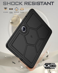 Thumbnail for Poetic TurtleSkin Case for OnePlus Pad 2 12.1 inch (2024), Heavy Duty Shockproof Rugged Kids Friendly Drop Protection Silicone Cover Case, Black