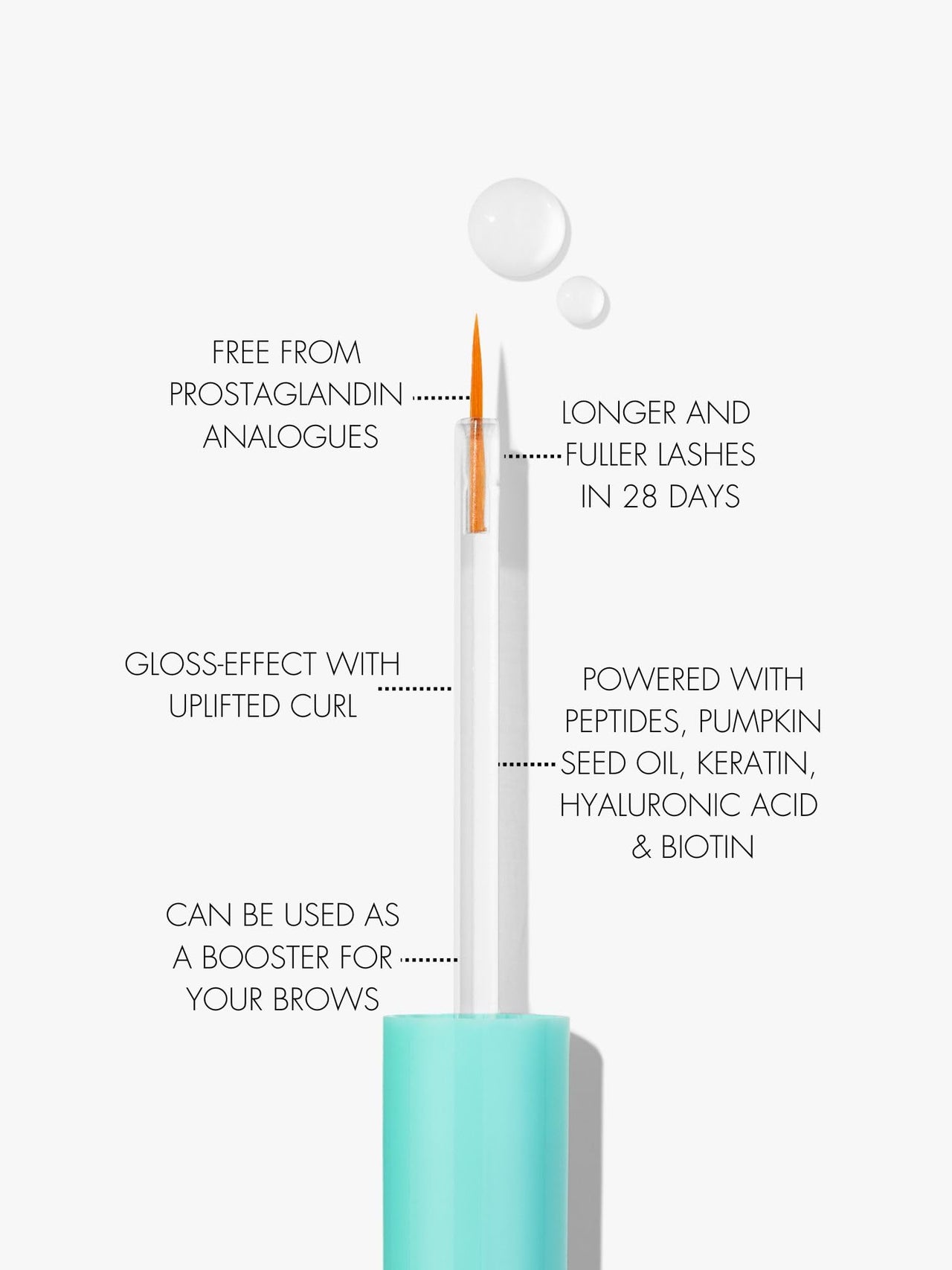 SWEED - Eyelash Growth Serum | Lengthens with Peptides, Biotin, Pumpkin Seed Oil + Keratin | Prostaglandin-Free | Vegan, Cruelty-Free, Clean Beauty (0.10 fl oz | 3 ml)