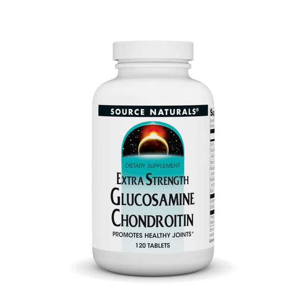 Source Naturals Extra Strength Glucosamine Chondroitin,Promotes Healthy Joints* - 120 Tablets