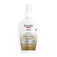 Thumbnail for Eucerin Daily Protection Face Lotion with Broad Spectrum SPF 30 Sunscreen, Face Sunscreen Moisturizes and Helps Protect Sensitive, Dry Skin, Fragrance Free, 4 Fl Oz (Packaging May Vary)