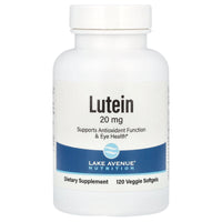 Thumbnail for Lake Avenue Lutein - with Lutein & Zeaxanthin from Marigold Extract - Supports Antioxidant Activity & Eye Health - Vegetarian Friendly, Non-GMO - 20 mg - 120 Veggie Softgels