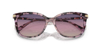 Thumbnail for Coach HC8378U Universal Fit Sunglasses, Iris Tortoise/Purple Gradient, 57 mm
