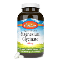 Thumbnail for Carlson – Buffered Magnesium, 400 mg – Gentle Absorption for Heart & Muscle Function, Bone Support, 240 Tablets