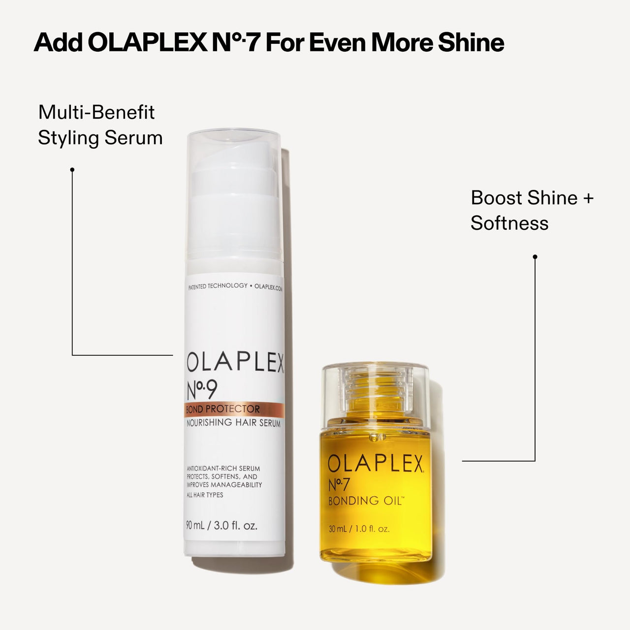 Olaplex No. 9 Bond Protector Nourishing Hair Serum, Heat Protectant, Softens & Weightlessly Nourishes, Reduces Tangle & Static, For All Hair Types, 3.0 fl oz