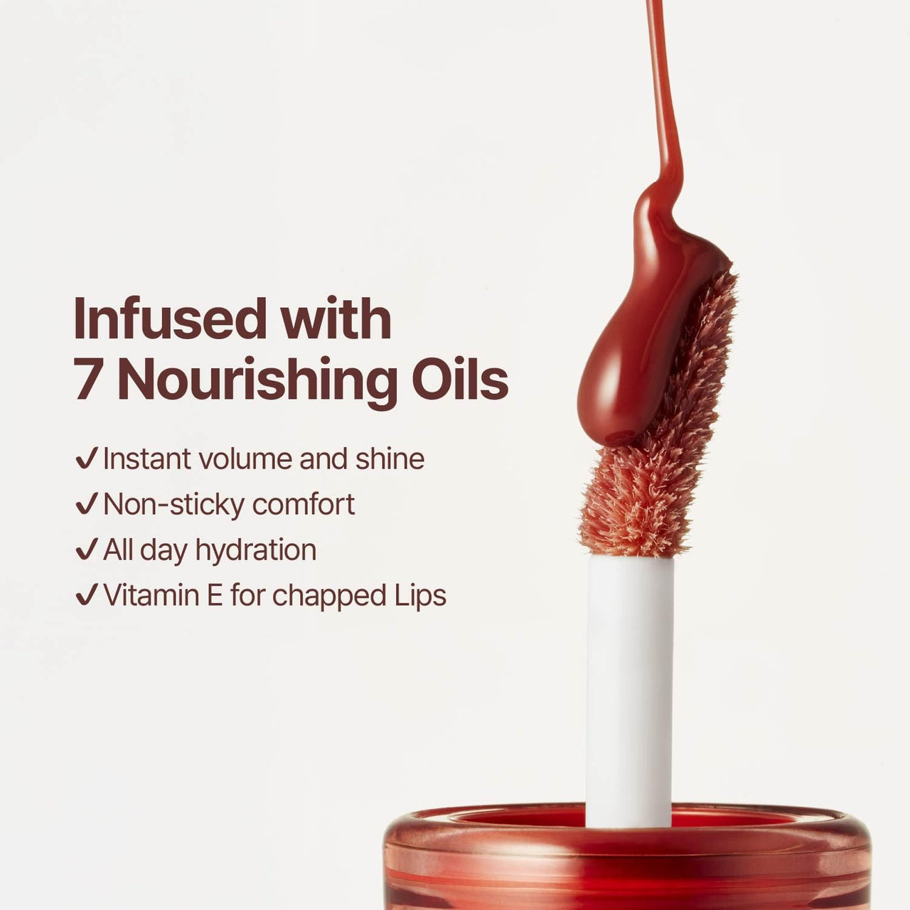 fwee 3D Voluming Gloss 30% (Sheer) | Vanilla 30% l High Shine, Non-Sticky Lip Gloss for Makeup | Long-Lasting, Moisturizing Gel Formula | 30%, 70% Pigment Options | 5.3g