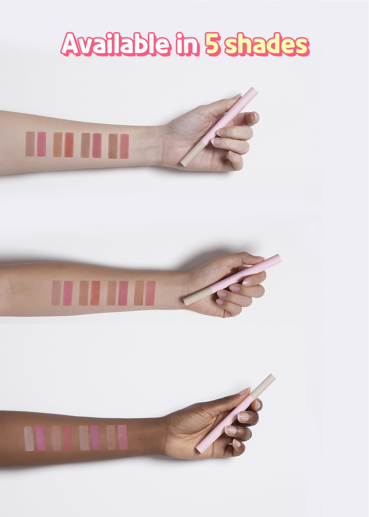 COLORGRAM All In One Over-Lip Maker 02 Cool Pink | Versatile Lip Liner & Contour with Natural Shades, Matte finish, Bigger and Fuller Lips, Plumping effect, Smooth creamy texture