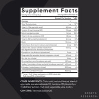 Thumbnail for Sports Research® Hydrate Jars - Sugar-Free & Naturally Flavored with Vitamins, Minerals, and Coconut Water - Supports Hydration - Raspberry Lemonade