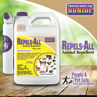 Thumbnail for Bonide Repels-All Animal Repellent, 128 oz Ready-to-Use with Power Sprayer, Deters Pests from Lawn & Garden, People & Pet Safe