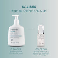 Thumbnail for Sesderma SALISES Foamy Soap-Free Cream, Gentle Face Wash for Oily & Acne-Prone Skin, Salicylic Acid Pore Cleanser, 8.5 fl oz