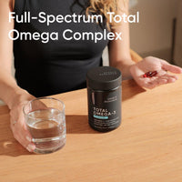 Thumbnail for Sports Research® Total Omega-3 Fish Oil 2200mg - Made from Antarctic Krill w/Astaxanthin, Wild Sockeye Salmon & Alaska Pollock - 960mg of EPA & DHA - 120 Softgels