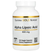 Thumbnail for California Gold Nutrition Alpha Lipoic Acid, 600 mg, 120 Veggie Capsules