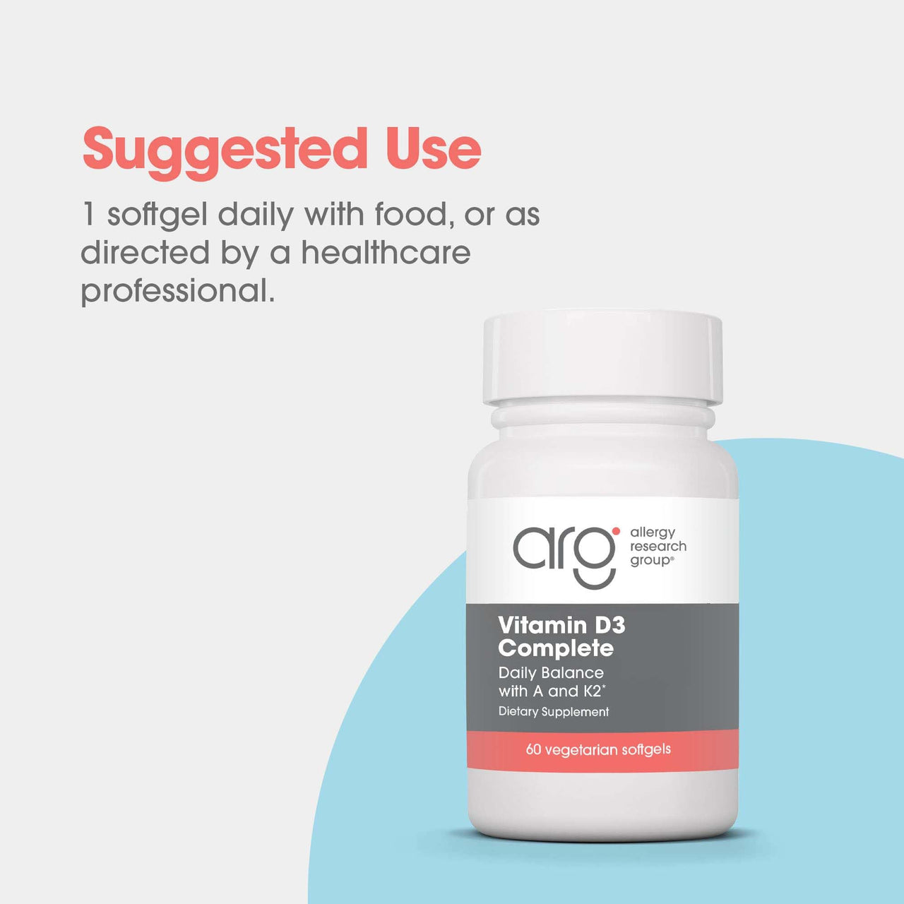 Allergy Research GroupVit D3 Complete 60 ct