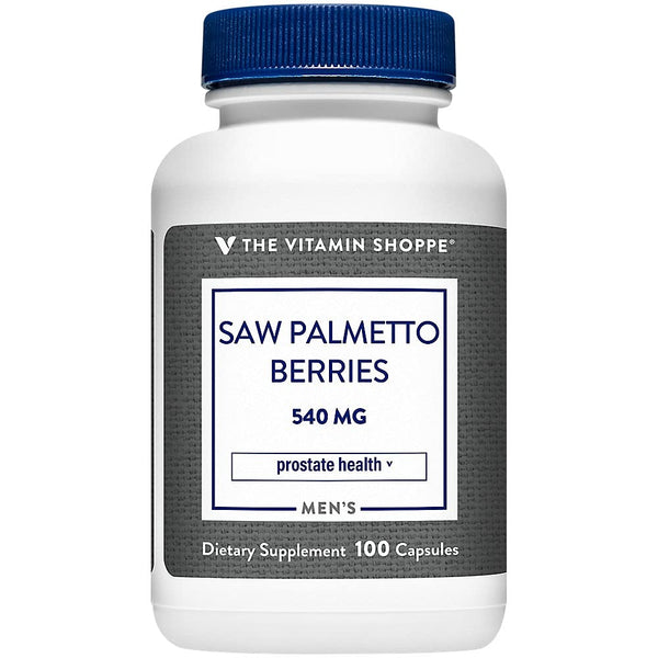 The Vitamin Shoppe Saw Palmetto Berries 540MG (100 Capsules) (100 Capsules)