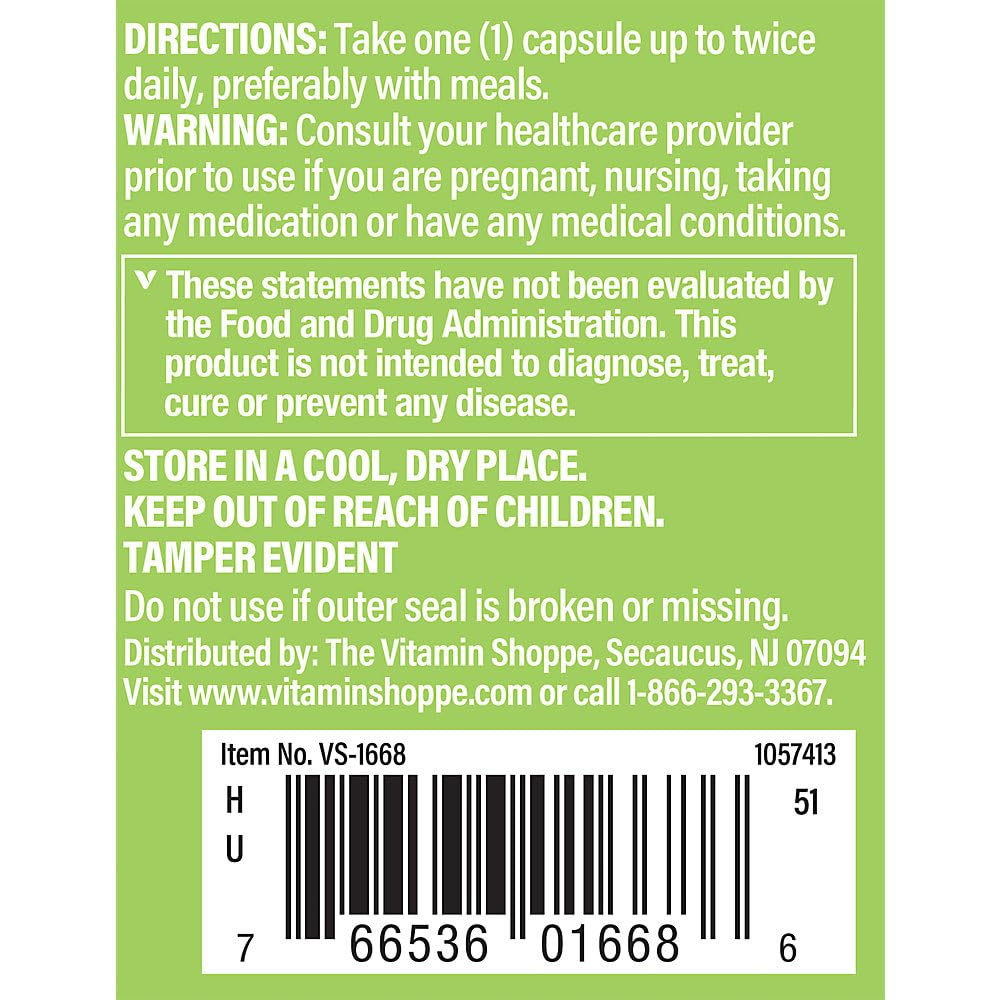The Vitamin Shoppe Horse Chestnut Extract 260mg Herbal Supplement (100 Capsules)